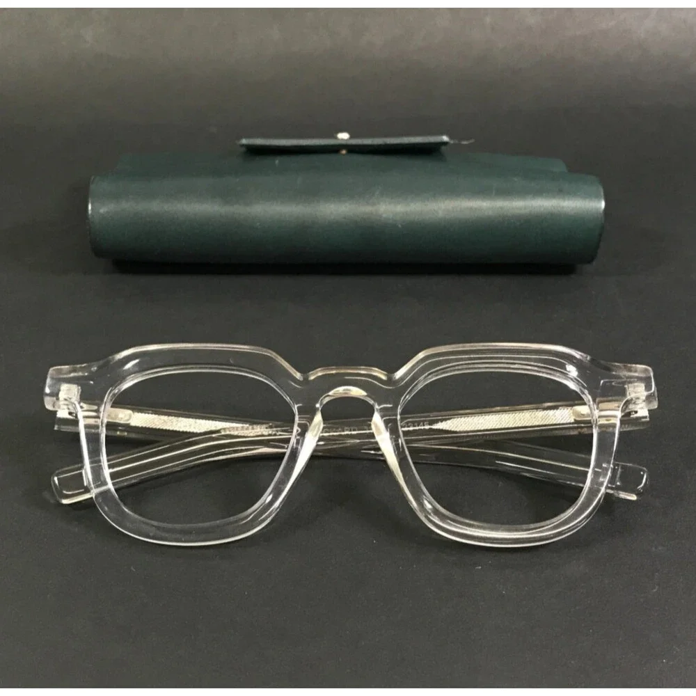 Oscar Magnuson Eyeglasses Frames DECKARD 1150 Clear Gray Full Rim 47-23-145